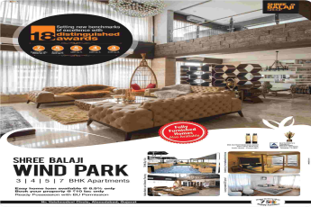 Book your home at Rs. 10 Lac only at Shree Balaji Wind Park in Ahmedabad